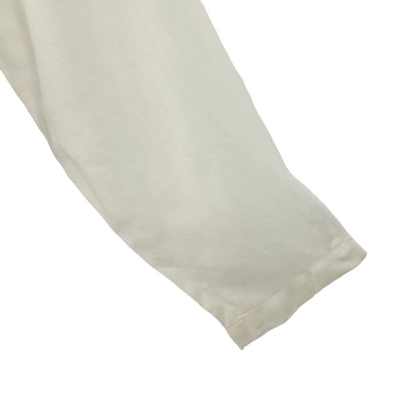 Kiko Comfortable Clothing Linen Button Front Shirt Womens Size M/L Side Vent - Picture 11 of 12